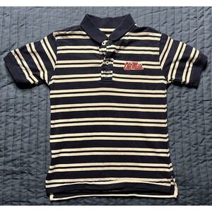 Garb Team Mississippi Ole Miss Rebels Polo Shirt Children's Small Blue & White
